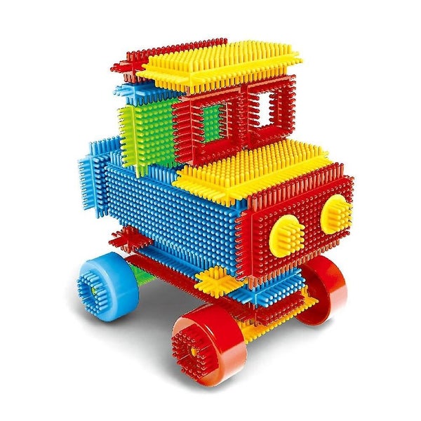 100pcs Bristle Shape 3d Building Blocks Carousel 1