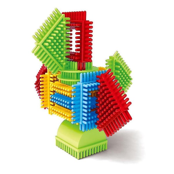 100pcs Bristle Shape 3d Building Blocks Carousel 2
