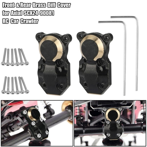 Front Rear Axle Diff Housing Cover for Axial SCX24 1/24 RC Car Crawler Carousel 1