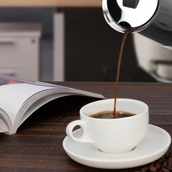 Stainless Steel Coffee Maker Mocha Espresso Latte Percolators Stove Coffee Maker Carousel 2