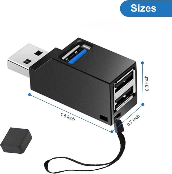 2 Pack 3 Port Usb 3.0 Hub 2 Usb 2.0 + Usb 3.0 Portable Adapter Usb Docking Carousel 2