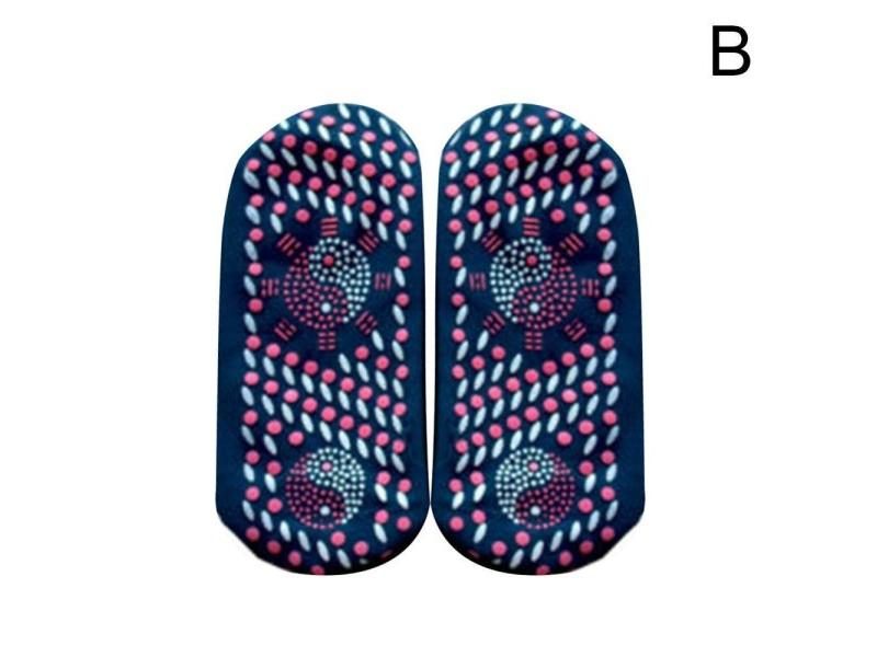 Self-heating Tourmaline Magnetic Therapy Foot Massage Socks For Unisex Health Carousel 1