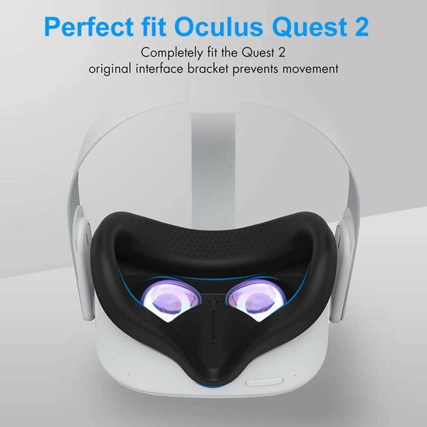 Silicone Eye Mask Face Cushion+Grip Cover+Lens Cap For Oculus Quest 2 VR Headset Carousel 2