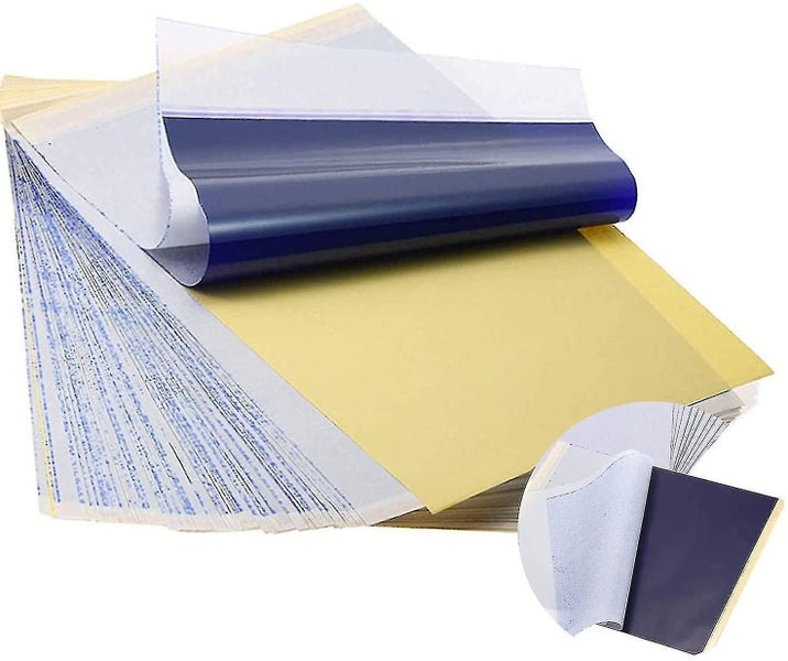 25 Sheets Of Tattoo Transfer Paper Paper, Tattoo Stencils Tracing Paper A4 Carbo Carousel 2