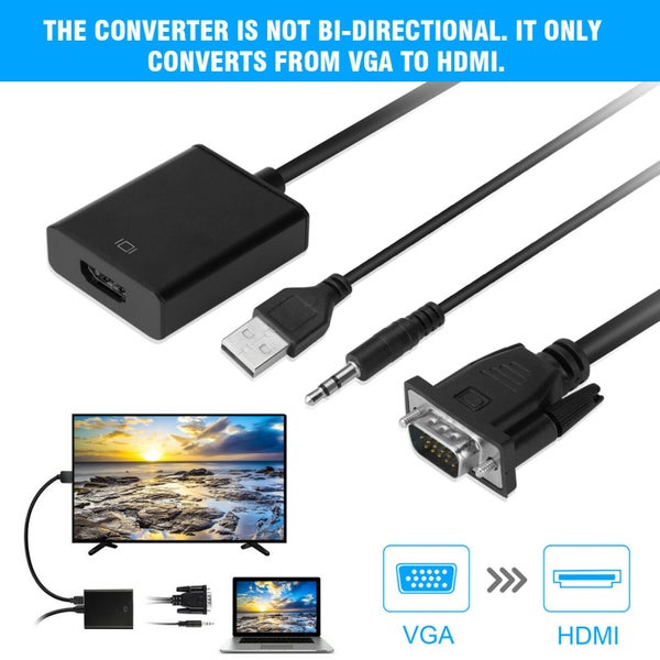 VGA to HDMI Converter Adapter Carousel 2