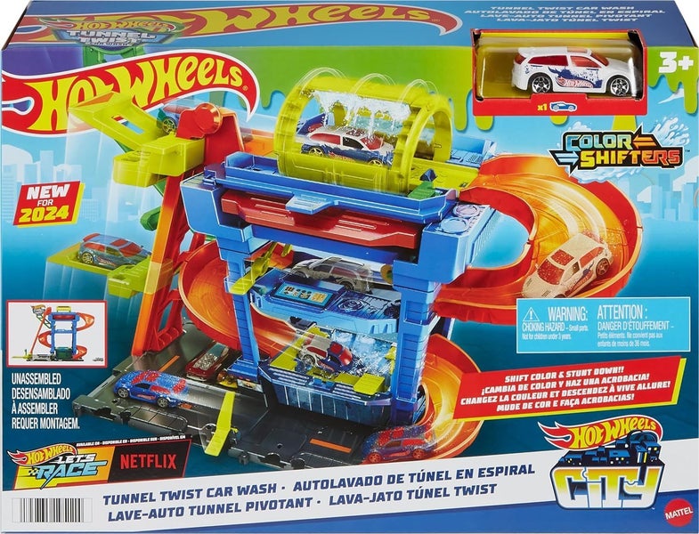 Hot Wheels: City - Tunnel Twist Car Wash Carousel 1