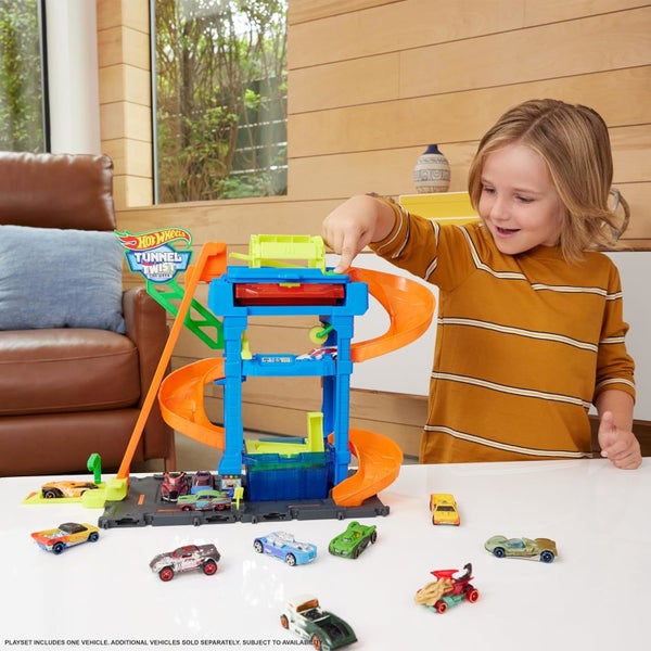 Hot Wheels: City - Tunnel Twist Car Wash Carousel 5