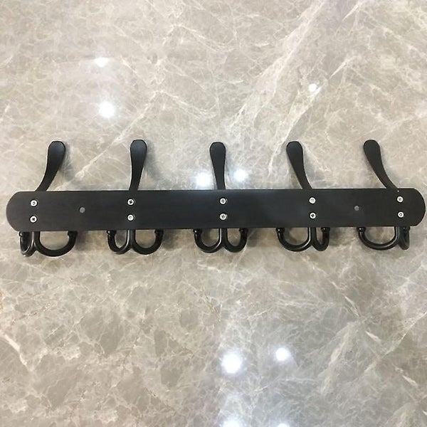 5 Hooks Stainless Steel Wall Mounted Bathroom Hook Carousel 5