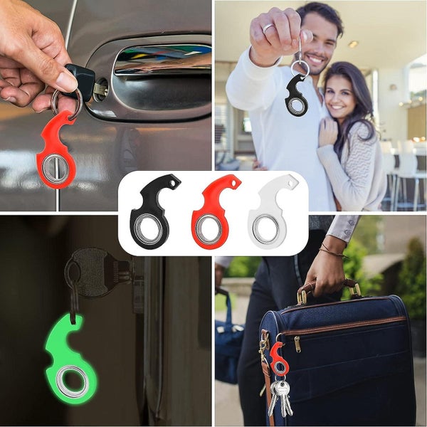 3pcs Keychain Spinner Fidget Ring Toy Key Spinner Spinning Keychain Fidget Carousel 5