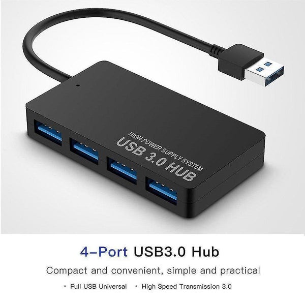 4 Ports USB 3.0 HUB High Speed with LED Indicator Light for Windows XP/Vista/7/8 Carousel 2