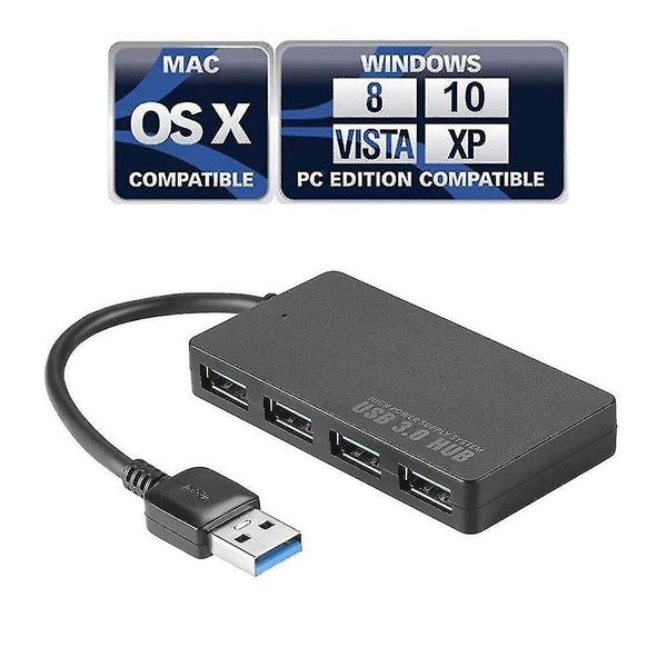 4 Ports USB 3.0 HUB High Speed with LED Indicator Light for Windows XP/Vista/7/8 Carousel 5
