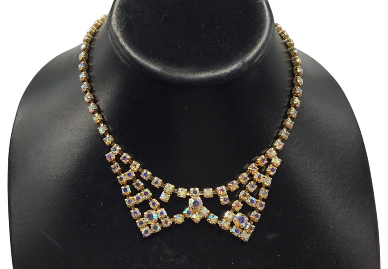 Vintage ~ DIVINE AB RHINESTONE ~ Necklace Carousel 1