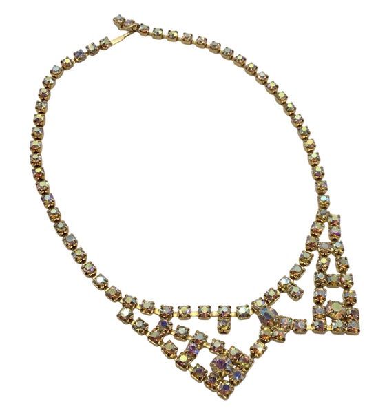 Vintage ~ DIVINE AB RHINESTONE ~ Necklace Carousel 3