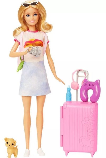 Barbie: Malibu Travel Set with Puppy Carousel 1