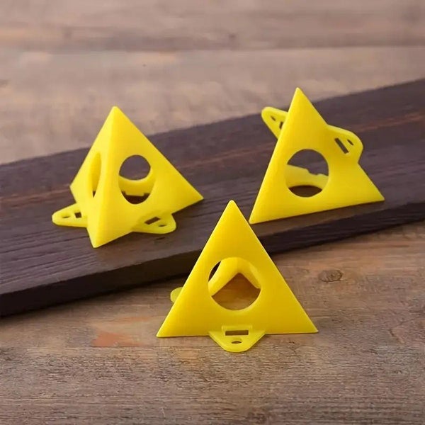 NEW 10pcs Mini Paint Stands - Triangle Pads for Woodworking Carousel 8