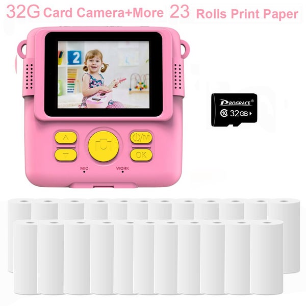 Kids Camera Instant Print Camera For Kids Printing Camera Toy Birthday Gifts Carousel 1