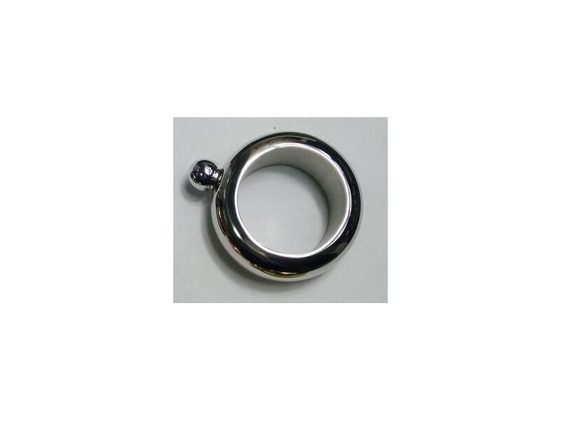 100ml 3.5oz Bangle Hip Flask Bracelet Hip Flask Portable Round Whisky Wine Carousel 1