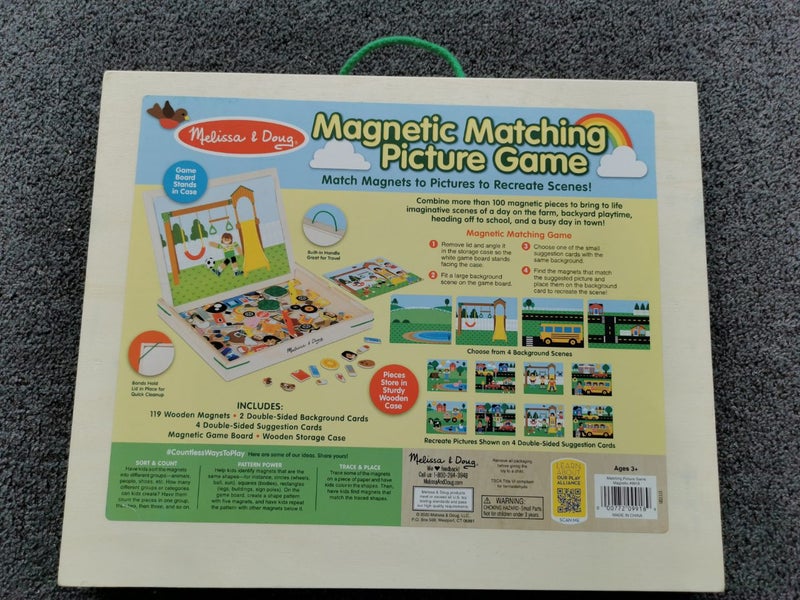 Melissa & Doug - Magnetic Matching Picture Game Carousel 2