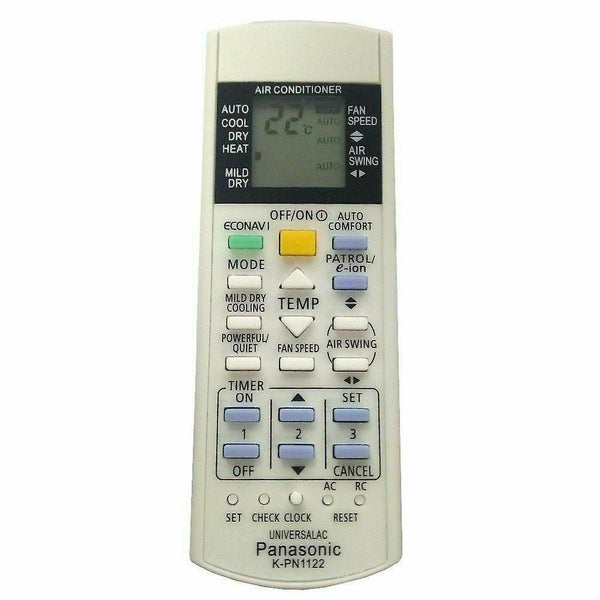 Universal K-PN1122 For All National Panasonic Air Conditioner Remote Control Carousel 2