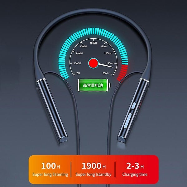 Bluetooth Compatible Magnetic Neckband Headphones Wireless Headphones Carousel 5