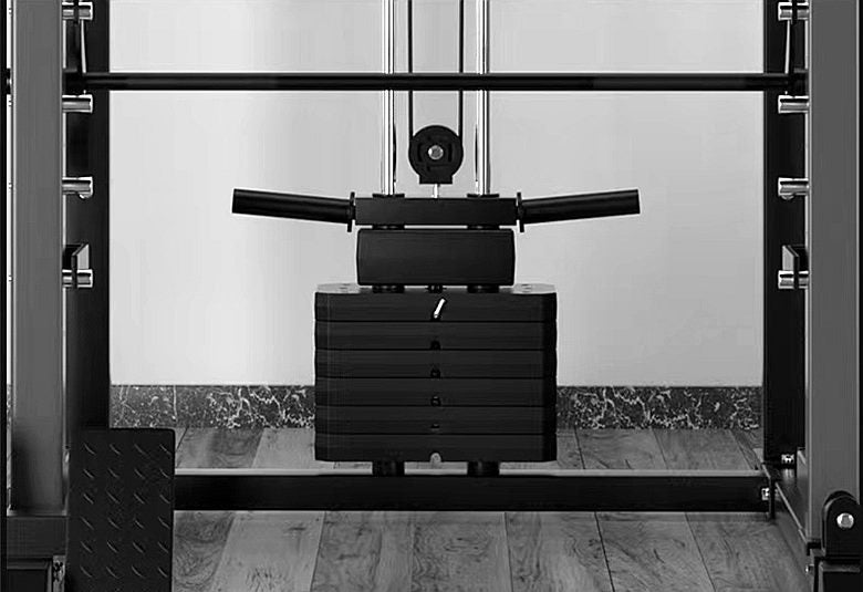 Smith Machine with 90kg weight plus adjustable bench Carousel 2