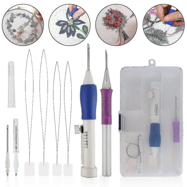 Punch Needle Embroidery Set,embroidery Pen Punch Needle Kit Craft Tool - Carousel 1