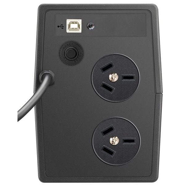 Dynamix UPSE600 ECO Range 600VA (360W) Line Interactive UPS. 2x NZ Power Sockets Carousel 2