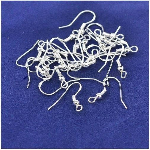 .925 Sterling Silver 16mm Earring Wire Hooks Carousel 2