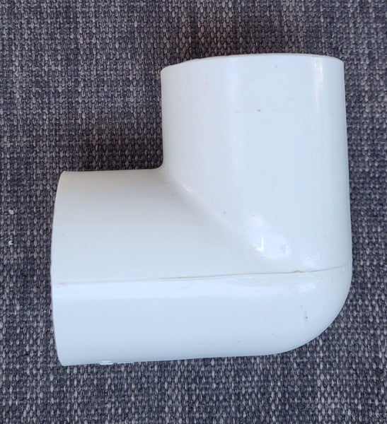 PVC SCH40 pressure 1-1/2''(40mm) 90deg elbow slip-threaded Carousel 1