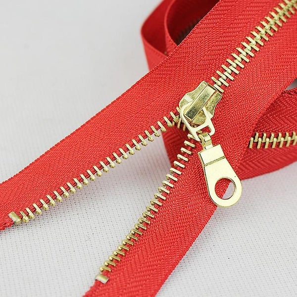 0.7metres Metallic Nylon Zipper By The Metre 30 Mm Wide Including 1 Sliders Carousel 1