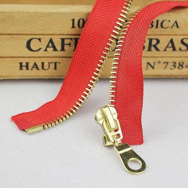 0.7metres Metallic Nylon Zipper By The Metre 30 Mm Wide Including 1 Sliders Carousel 2