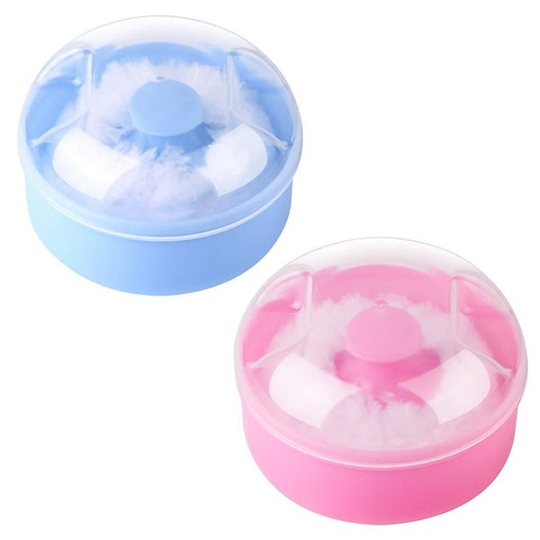 Body Powder Puff Kit (pink And Blue) Carousel 1