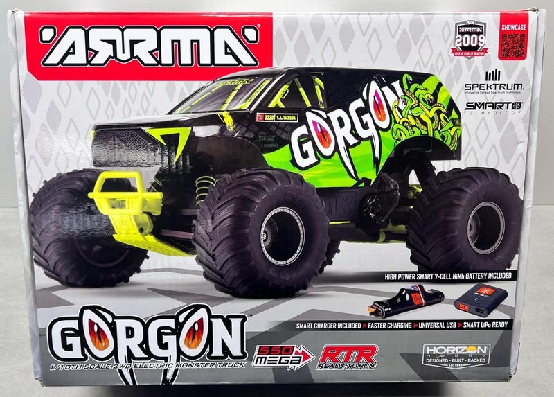 Arrma ARA3230ST2 Gorgon 4X2 Mega 550 Brushed Monster Truck Carousel 1