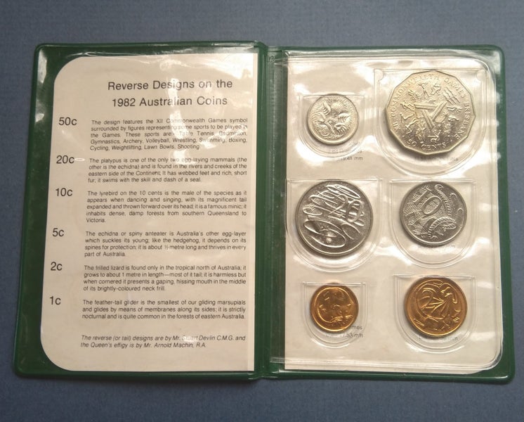 AUSTRALIA 1982 BRISBANE GAMES RAM UNCIRCULATED SET Carousel 2