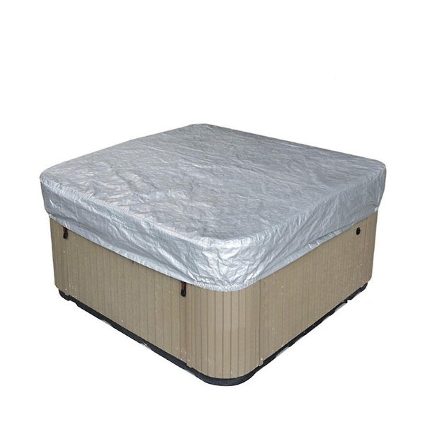 231*231*30cm 210d Outdoor Spa Swimming Pool Tub Dust Cover Garden Garden Uv Carousel 1