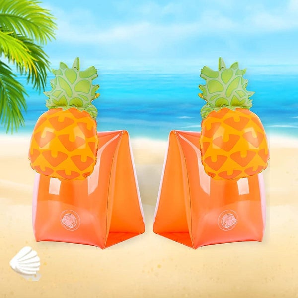 1 Pair Children's Inflatable Armbands Pineapple Water Sleeves Children's Swimm Carousel 4