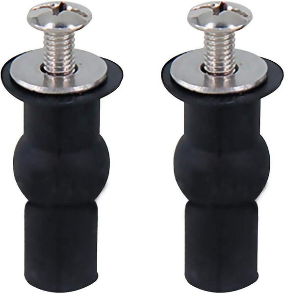 2pcs Toilet Seat 18mm Hinge Fixings Blind Hinges Fixing Hole Stretch Rubber Carousel 1