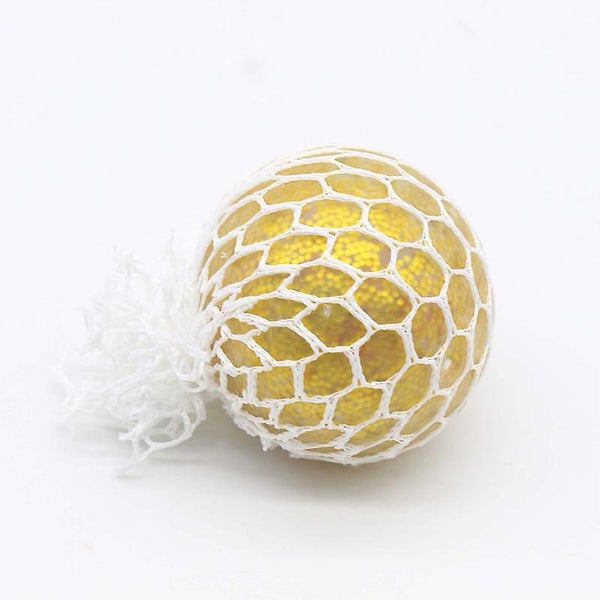 4 Pieces Anti-stress Ball Mesh Child Stress Ball Decompression Ball Slime B Carousel 2