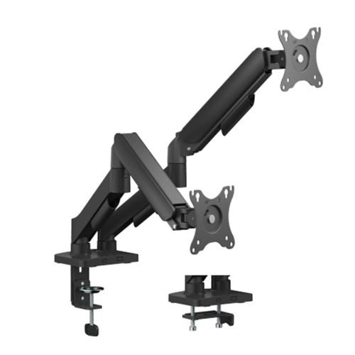 KONIC 17"-32" Eco Dual Monitor Stand - Mechanical Spring Arm - Weight Capacity Carousel 1