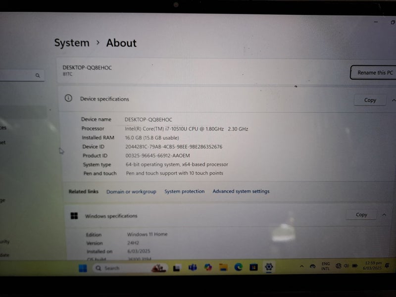 Lenovo Yoga C740-14IML Laptop (Parts / Repair / Use) Carousel 6