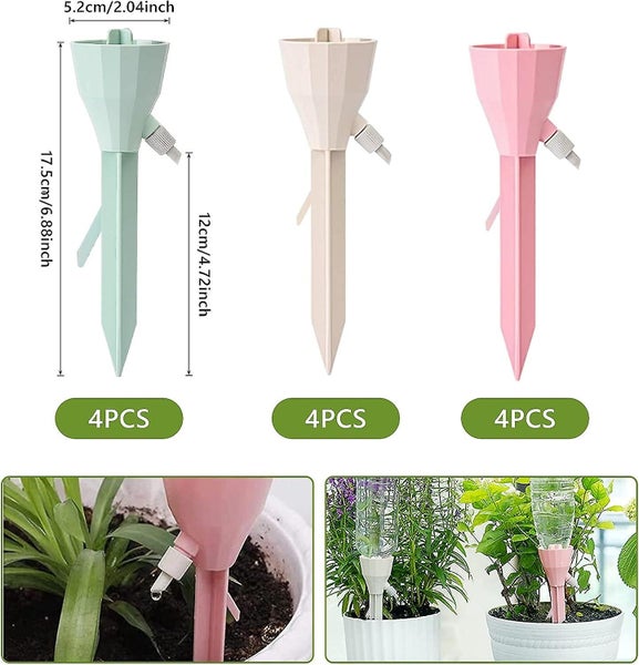 12 Piece Drip Irrigation Drip Bottle Automatic Plant Irrigation Adjustable Pl Carousel 2