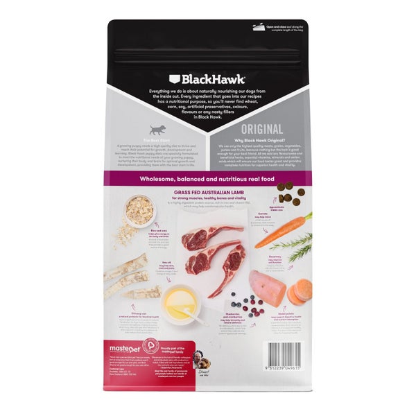 Black Hawk Medium Breed Puppy Food - Lamb & Rice Carousel 2