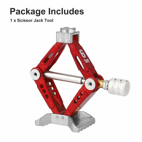 RC Car 1:10 Scale Adjustable Metal Scissor Jack Tool for RC Crawler Cler Axial Carousel 8