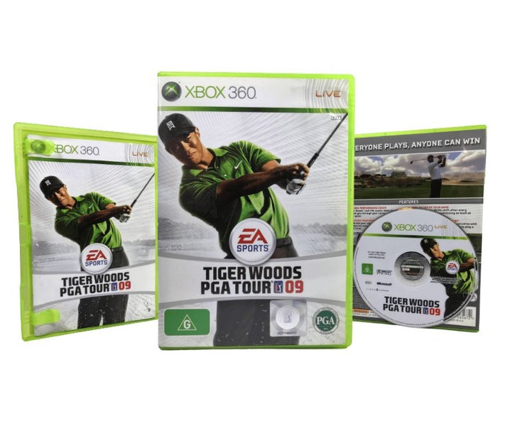 Tiger Woods PGA Tour 09 (Xbox 360) *MINT COMPLETE* Carousel 1