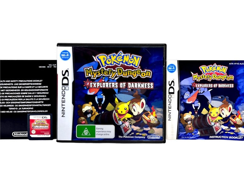 Pokemon Mystery Dungeon: Explorers of Darkness (NZ PRINT) *MINT COMPLETE* Carousel 1