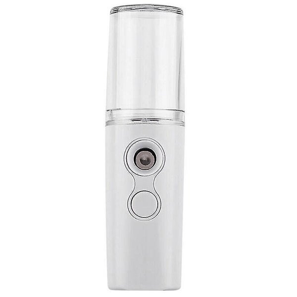 White Portable Face Hydration Sprayer Facial Mister Handy Cool Mini Mist Spray Carousel 1