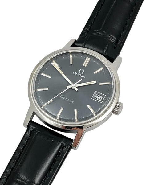 Omega 1972 Geneve Vintage Manual Steel Mens Wristwatch Ref 136.0098 Serviced62995405828867113