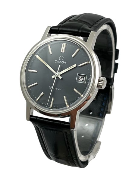 Omega 1972 Geneve Vintage Manual Steel Mens Wristwatch Ref 136.0098 Serviced62995405828867114