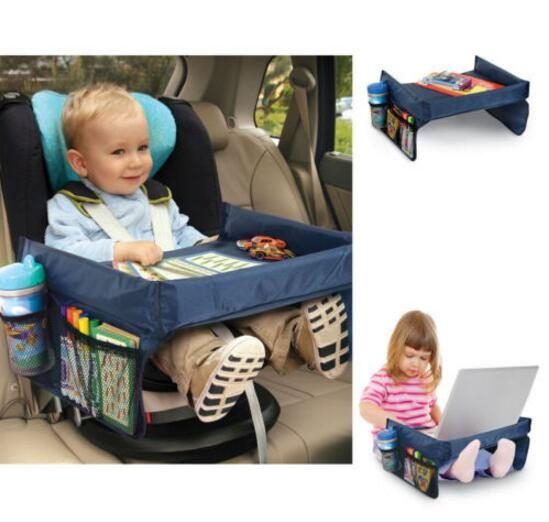 Waterproof Kids Snack Play Tray Carousel 1