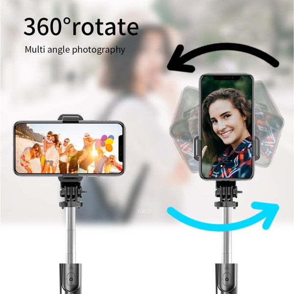 Bluetooth Selfie Stick Tripod Carousel 2